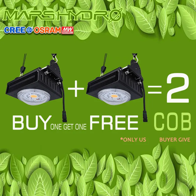 

MarsHydro COB Led Grow Light full spectrum 300W Cree LEDs CXB3590 for Indoor Greenhouse Grow Tent grow led Lights Plants