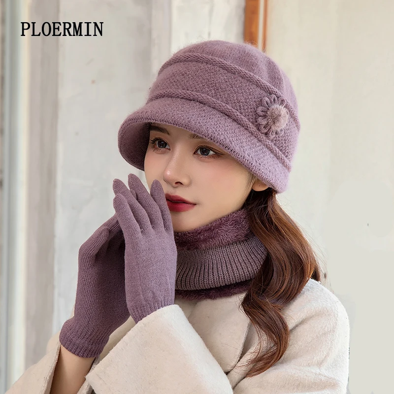 New Casual Winter Knitted Hat Windproof 