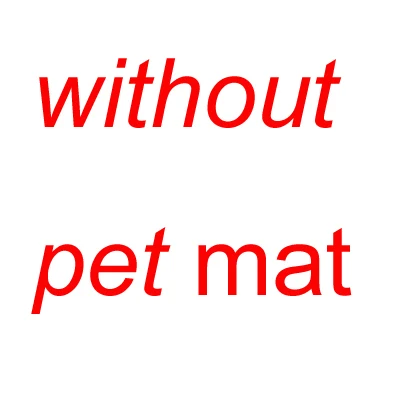 Without mat