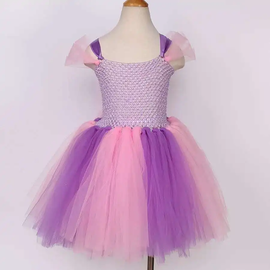 

New Snow Queen Girl Birthday Party Princess Dress Toddler New Year EVE Summer Little Girls Cosplay Dresses Christmas Clothes