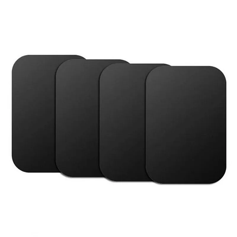 4Square ВЕРХНИЙ держатель для телефона, сменные комплекты с металлической пластиной, с 3M, для магнитной поддержки сотового телефона, автомобильный держатель, аксессуары - Цвет: 4Square