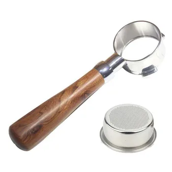 

54mm Coffee Filter Stainless Steel Coffee Machine Bottomless Portafilter with Filter Replacement Basket Coffee Accessories