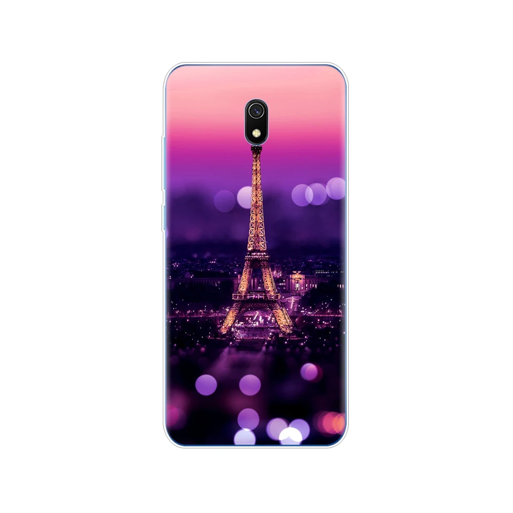 34291 Силиконовый чехол для xiaomi redmi 8a, чехол из мягкого ТПУ, чехол для redmi 8a, бампер hongmi 8a, бампер, чехол для телефона с рисунком цветов, милый - Цвет: 34291