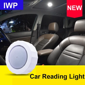 

2020 New LED Car Interior Reading Light USB Charging Dome Vehicle Indoor Ceiling Lamp Auto Roof Magnet Lamp Car Styling