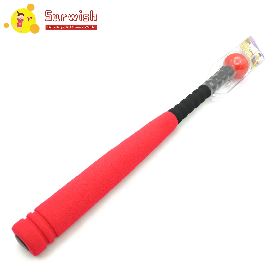 53CM Children Sports Soft Baseball Bat And Ball- Red/Blue