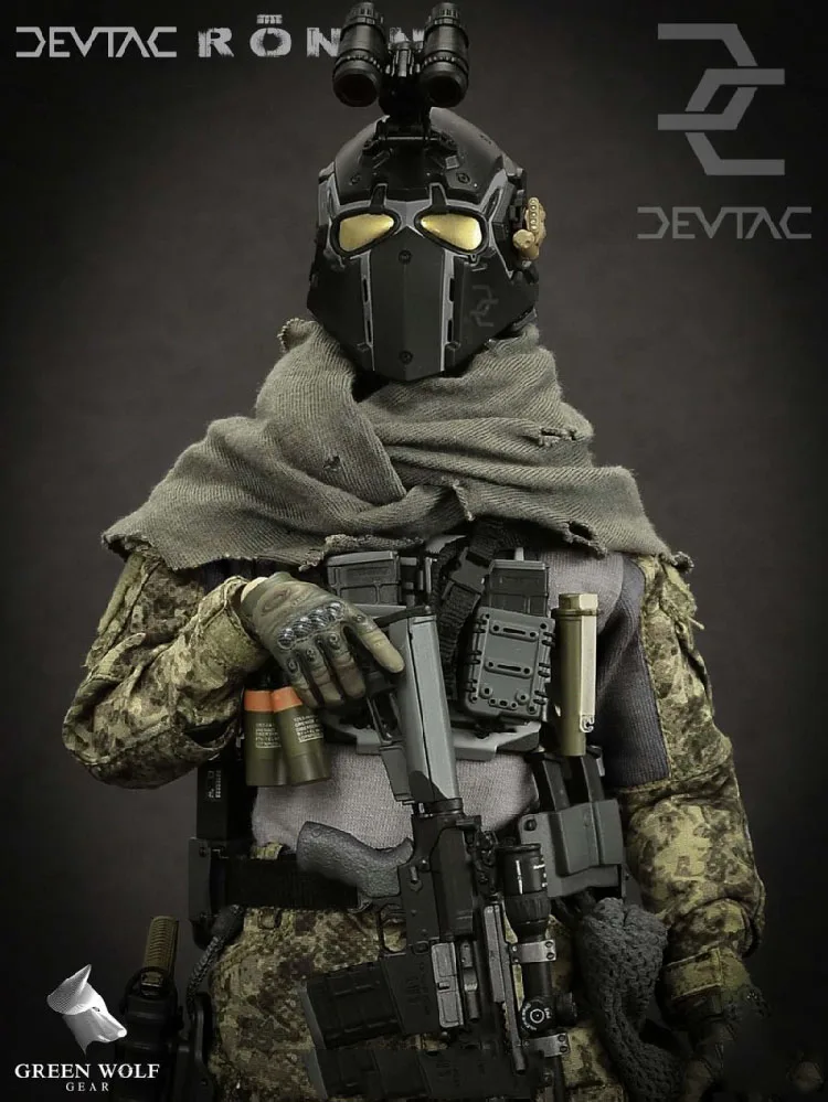 Коллекционная Фигурка зеленого волка 1/6 весов DEVTAC Ronin Vagabond GWG007, модель для поклонников, подарки