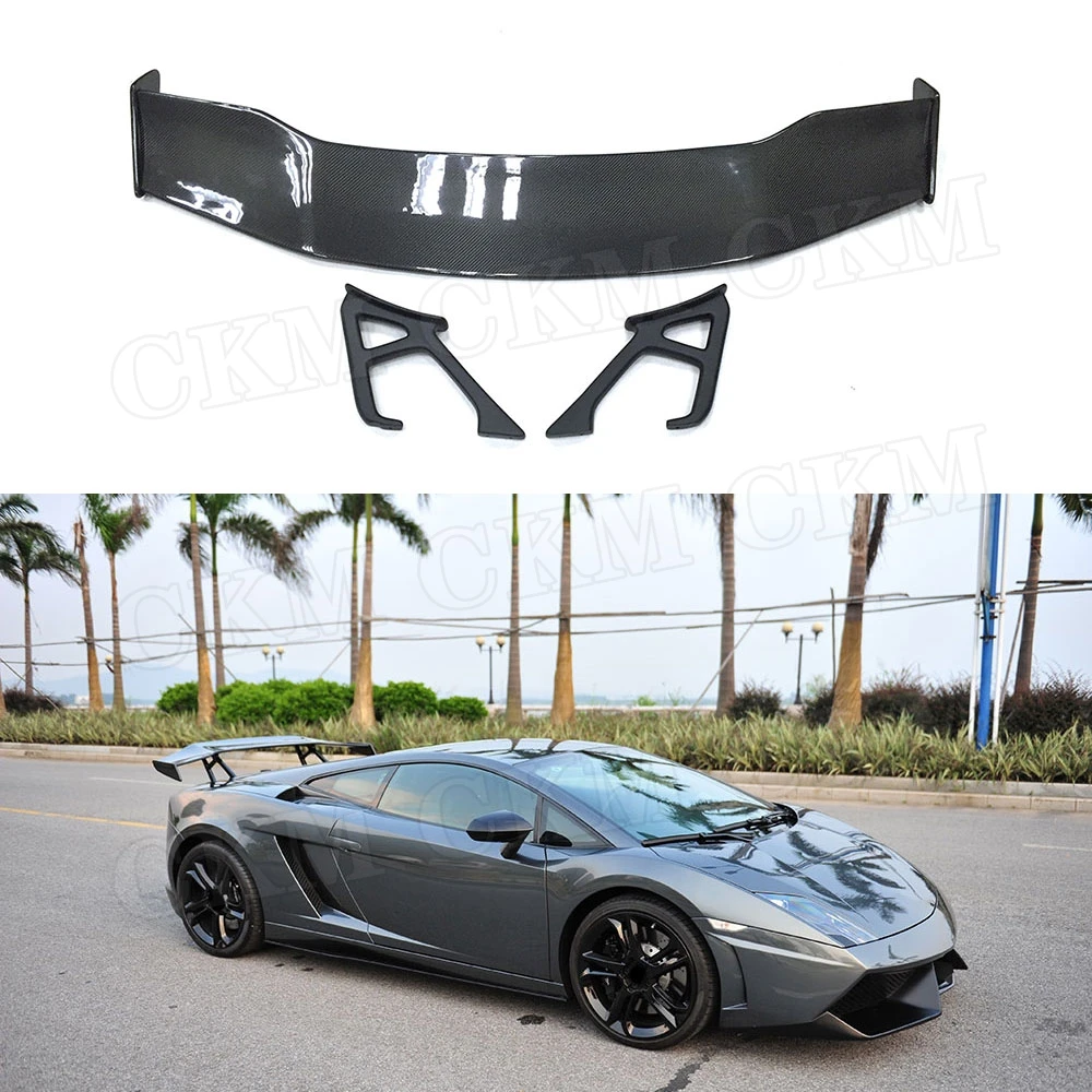 

Carbon fiber Material Rear Trunk Lip Spoiler Case for Lamborghini Gallardo LP550 LP560 LP570 GT Style Spoiler