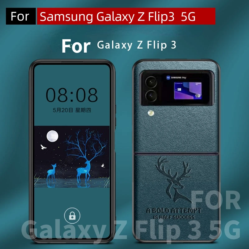 Leather Material New Case For Galaxy Z Flip 3 Case For Galaxy Z Flip3 5g Case Phone Case Covers Aliexpress