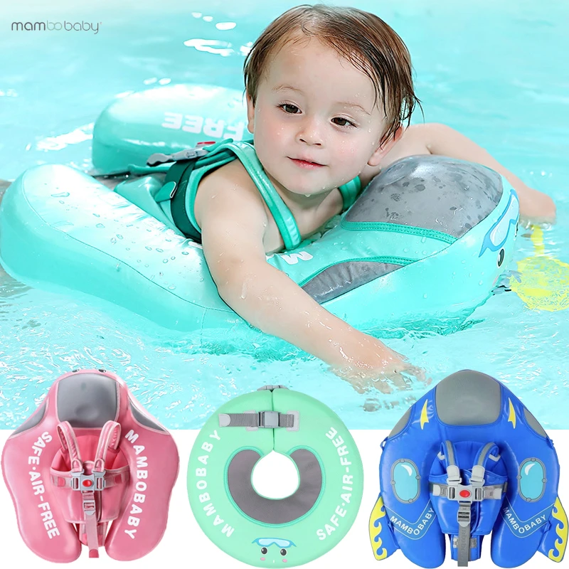 Flotador inflable de seguridad para bebés, anillo de natación para accesorios de piscina, juguetes de baño entrenador de nado|Flotadores de bebé niños| - AliExpress