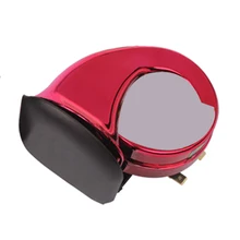 Универсальный 12 В громкий автомобильный Грузовик 110DB один тон Улитка Электрический гудок, красный