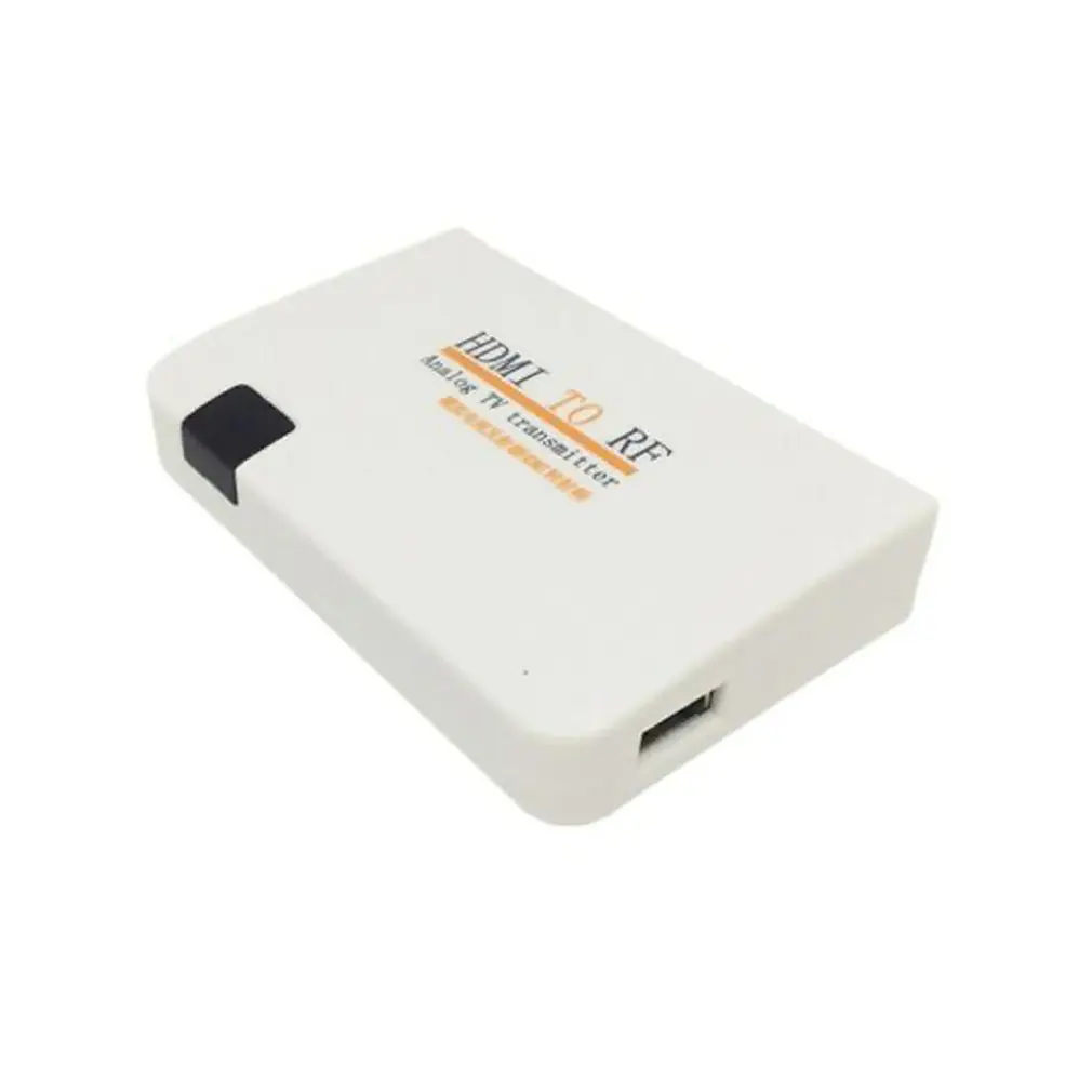 Универсальный HDMI для радиочастотного коаксиального конвертера адаптер кабель с пультом дистанционного управления блок питания для ТВ преобразования США/ЕС/Великобритания/США