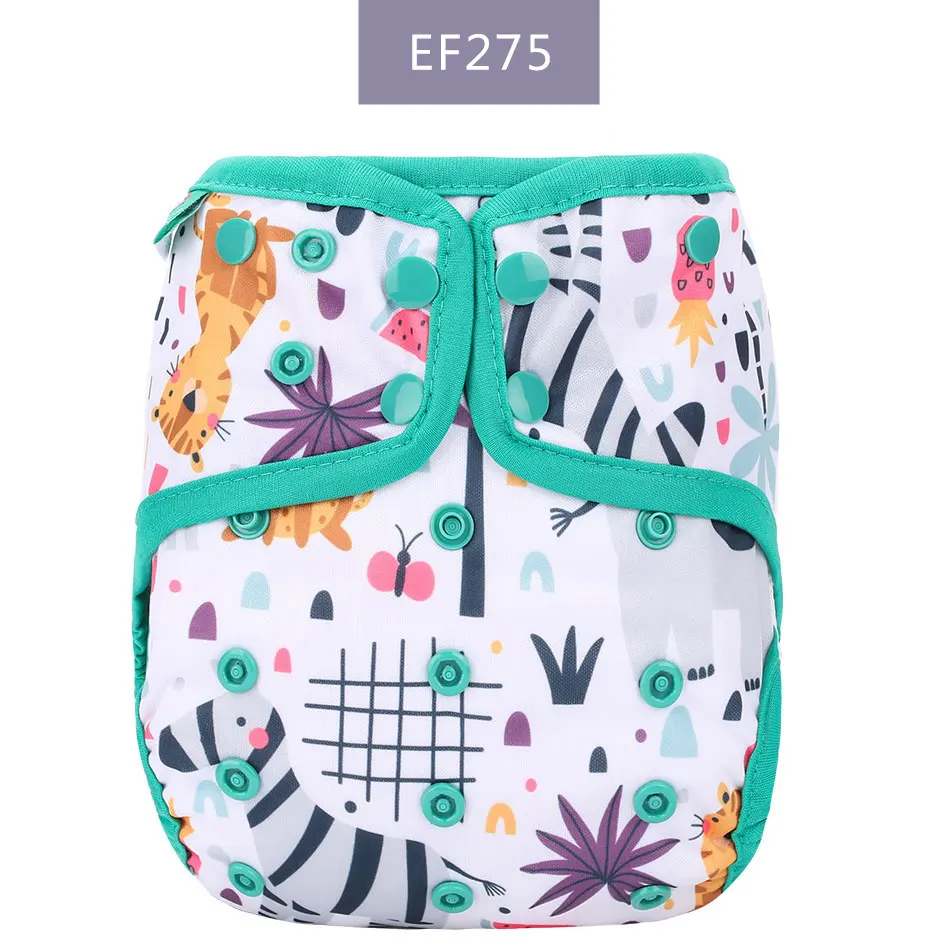EF275-Diaper cover Elinfant моющаяся ткань детские подгузники крышка ПУЛ Водонепроницаемый Регулируемый пригодный для 8-35 фунтов популярные детские тканевые подгузники - Цвет: EF275-Diaper cover