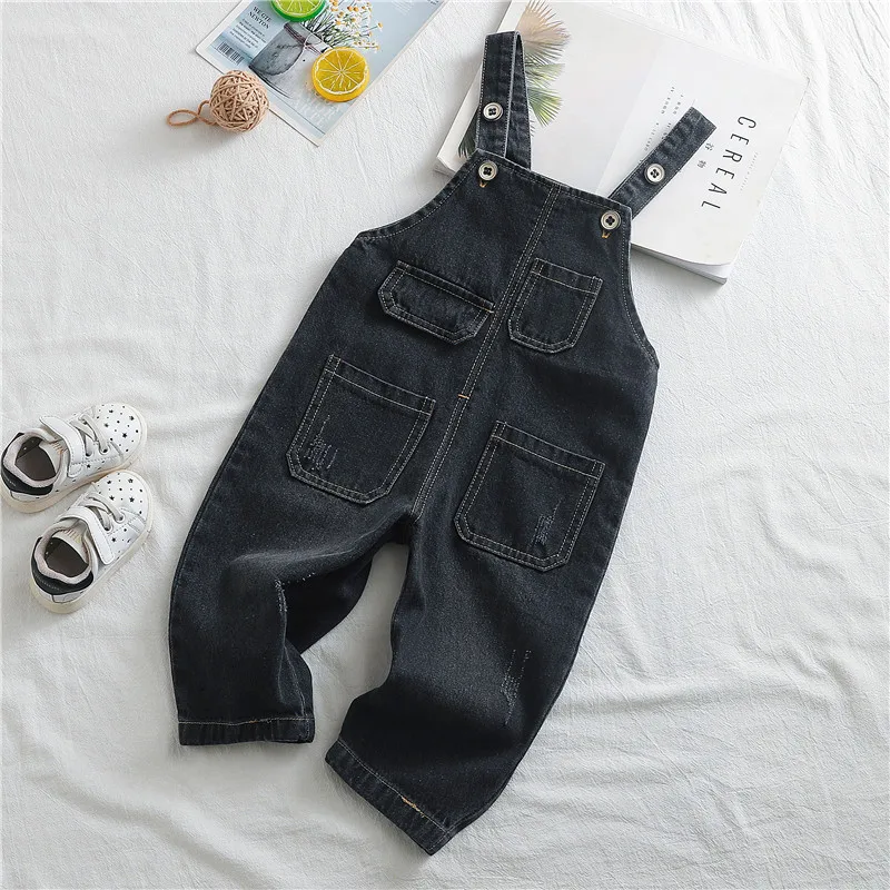 Baby Overalls Jeans For Girls Boy Clothes Spring Autumn Children Pants Shein  Kids Jumpsuits Trousers Strange Things - Kids Overalls - AliExpress