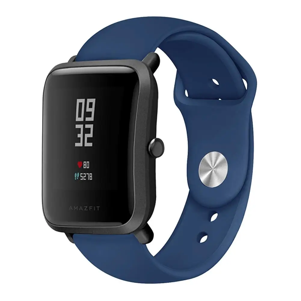 20 мм силиконовый ремешок для часов для samsung Galaxy Active gear S2 Garmin Vivoactive 3 Amazfit часы ремешок аксессуары
