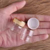 24 pieces 10ml 30*30mm Glass Bottles with Golden Frosted Caps Transparent Glass Perfume Bottle Spice Bottles Spice Jars 3