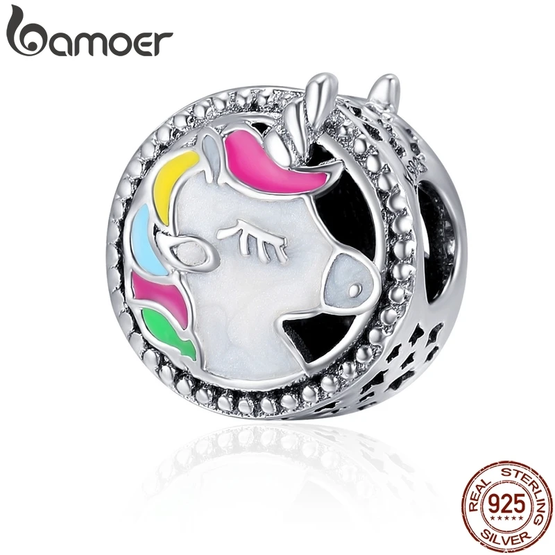 Бусины из серебра 925 пробы с эмалью SCC362|enamel beads|beads fitauthentic sterling silver |