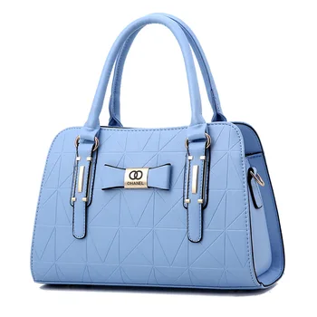 

2019 High Quality Women Top Handle Satchel PU Leather Handbags Shoulder PU Leather Ladies Handbags Fashion Brand Shopping Bag