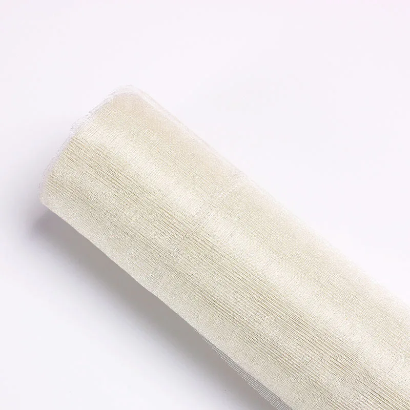 Cream white 5 ярдов Фэнтези День Святого Валентина букет обертывание марлевые сетки DIY флорист поставки упаковка ремесло бумажная упаковка для свадебной вечеринки декор материал - Цвет: Cream white