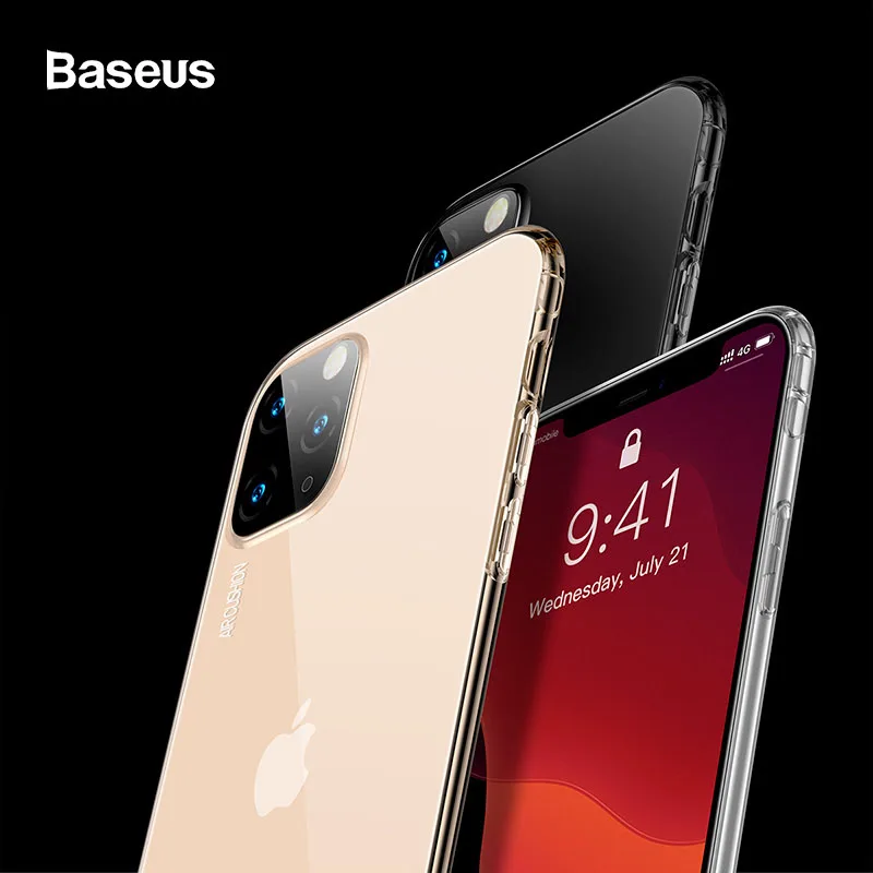 

Baseus Case Cover For Iphone 11 Pro Max Soft Silicone TPU Case Shockproof Back Cover Coque For iPhone 11 Pro Max Phone Cases New