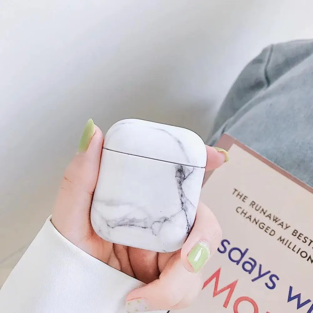 Роскошный Жесткий чехол с агатом и мрамором для Apple Airpods, чехол для наушников Air Pods, Bluetooth, беспроводной чехол для наушников, зарядная коробка, сумки
