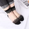 2 Pair Women Lace Ruffle Ankle Sock Soft Comfy Sheer Silk Cotton Elastic Mesh Knit Frill Trim Transparent Women's socks Hot 2022 ► Photo 2/6