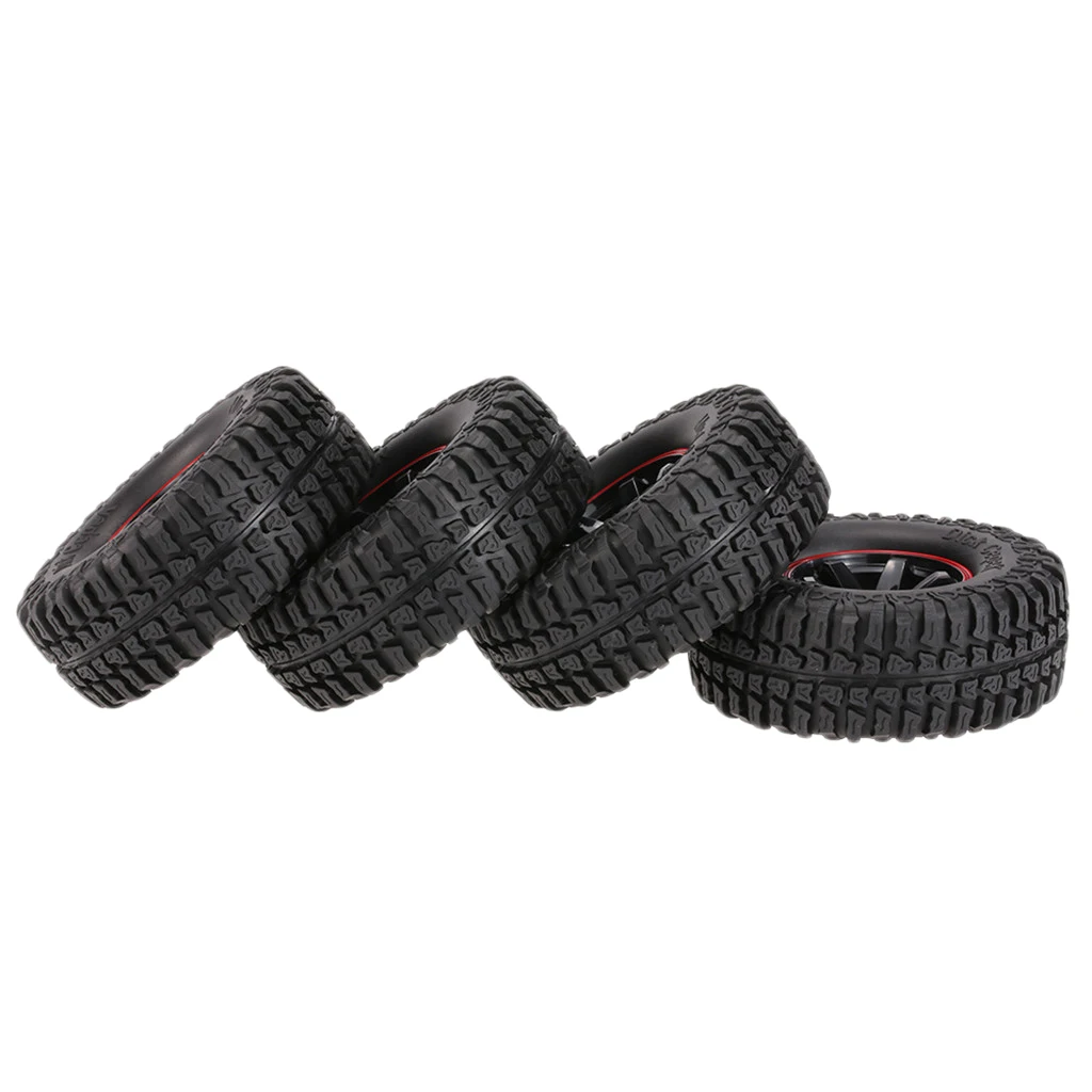 1.9 Wheels and Tires Set 103mm for 1/10 Scale RC Crawler Axial SCX10,  D90, CC01 - 4Pcs/Set 5