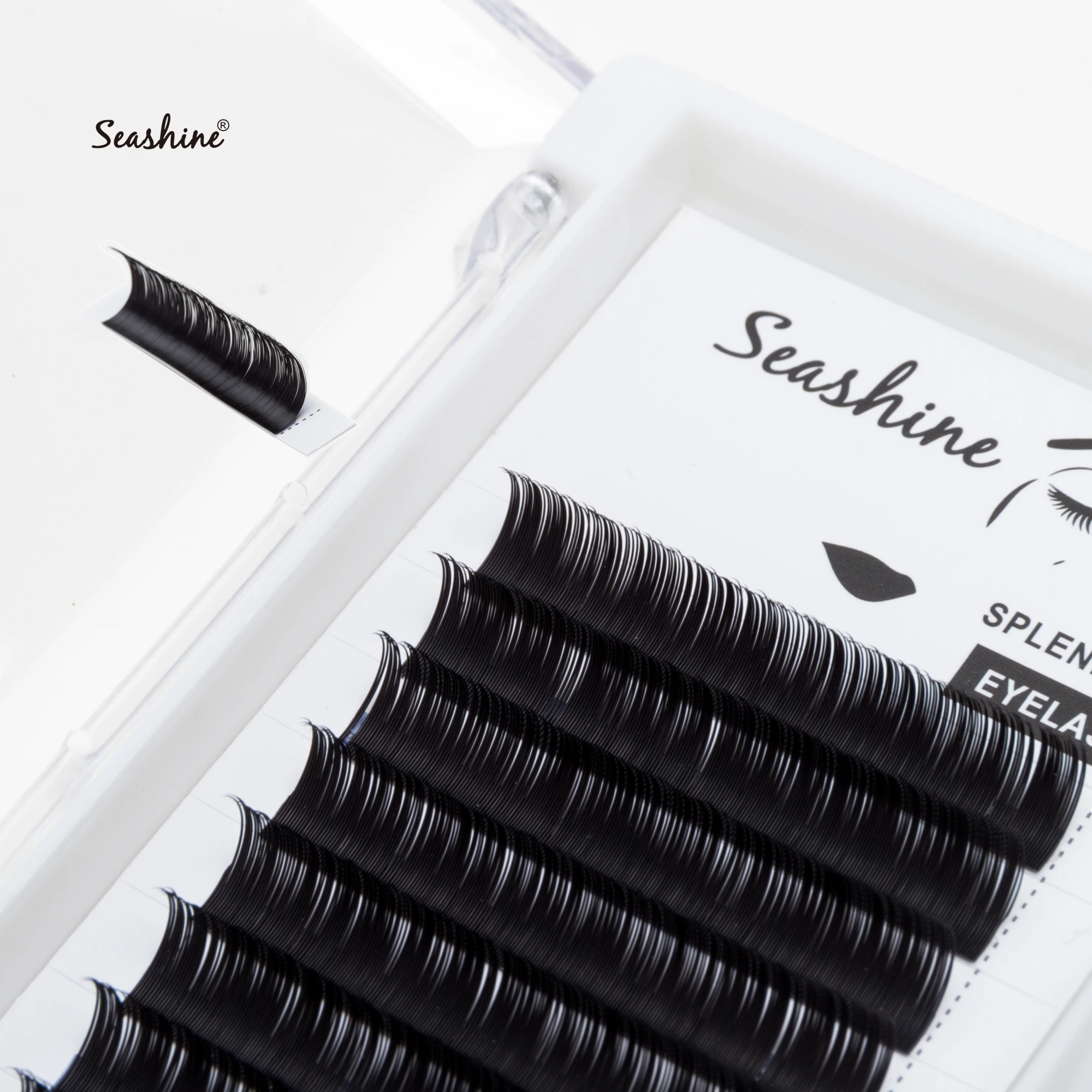 

Seashine Individual Eyelash Extension Faux Mink False lashes For Makeup HandMade Natural Lash extension Supplies