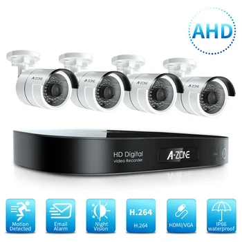 

CCTV camera Security System Kit 4CH 1080P AHD security Camera DVR Kit CCTV Waterproof Outdoor Home Video Surveillance System HDD