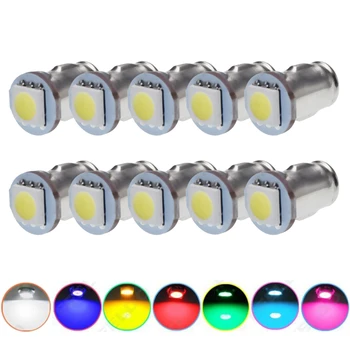 

10Pcs BA7S LLB281 GLB281 LED Car Lights Reverse Light Bulb Turn Warning Interior Lamp White Red Blue Yellow Green Pink 6V 12V