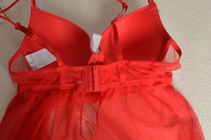 Рождественская одежда с Красной сеткой fbaric, белое индейка, перо, сексуальное женское нижнее белье, комплекты нижнего белья размера плюс