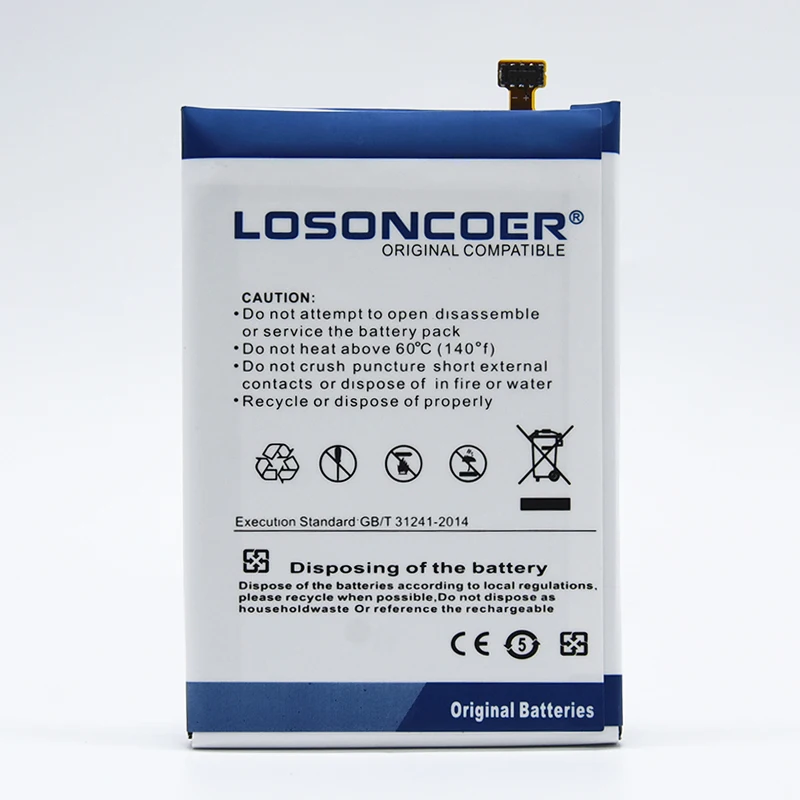 LOSONCOER S70 6000 мАч Сменный аккумулятор для телефона DOOGEE S70/S70 Lite батареи для смартфонов+ Бесплатные инструменты