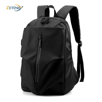 

Backpack Oxford With USB Interface Reflective Strip Design Bookpack Waterproof 15.6-inch Large Capacity Travel Computer Bags