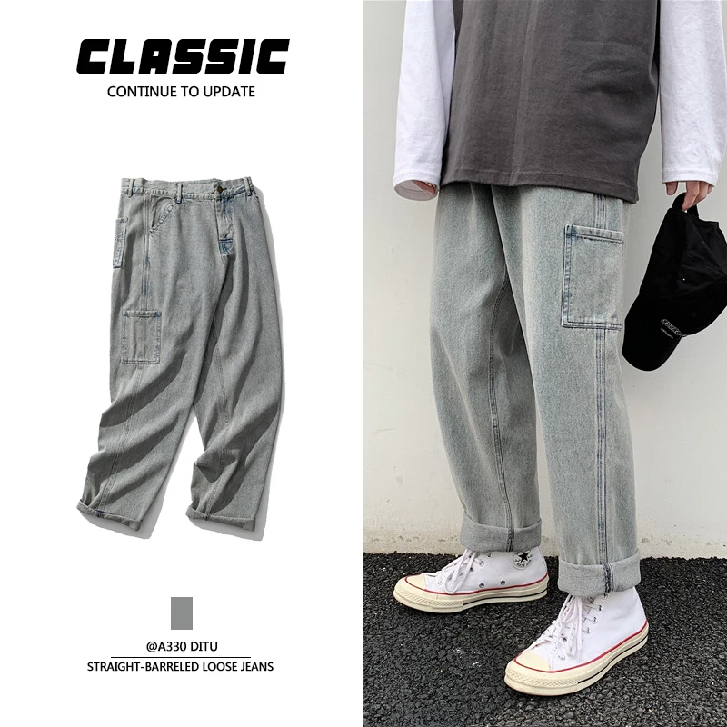 

19 Autumn Do Used Directly Canister Jeans Dad Pants Easy Male Pants A330 -nz21 -p65, Control 78