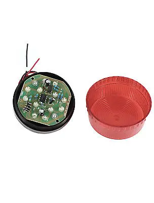 Промышленный DC 24V светодиодный мигающий стробоскопический светильник Предупреждение лампа красный LTE-5061