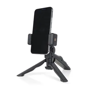 

Universal Mini Tripod Rotation Desktop & Handle Stabilizer For Mobile Phone Camera Go Pro With Cell Phone Holder Clip