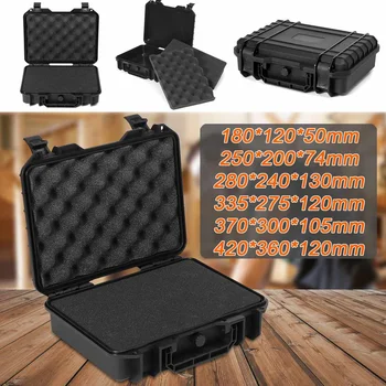 

Large Size Waterproof Hard Carry Case Bag Tool Kits with Sponge Storage Box Safety Protector Organizer Hardware Toolbox