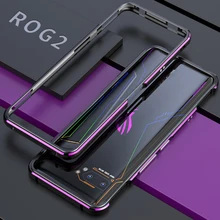 Роскошный Алюминиевый металлический чехол-бампер для Asus Rog Phone 2 ZS660KL, тонкий металлический ударопрочный корпус, чехол для телефона Rog2 с винтовым инструментом