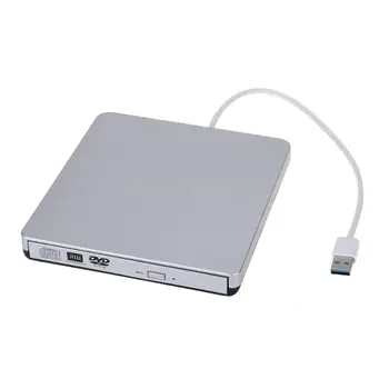 

USB3.0 Slim External Optical Drive CD DVD-RW Combo Writer Drive CD/DVD Player Reader for PC Mac Laptop