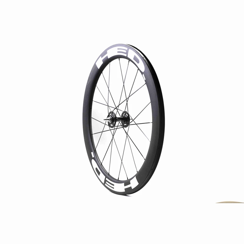 700c Carbon track wheels fixed gear carbon wheelset 60mm clincher single speed bike wheels fixie carbon wheelset