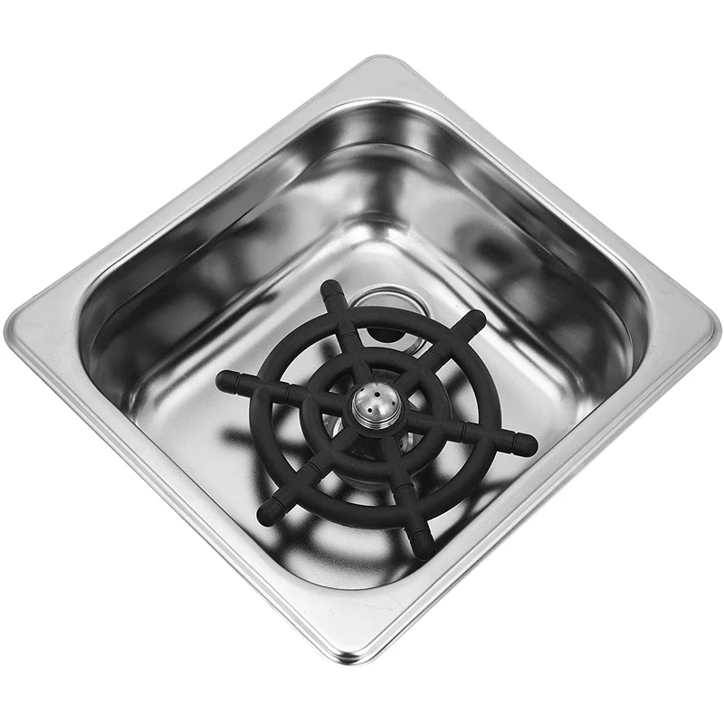 Cup Washer,Stainless Steel Automatic Cup Washer Glass Cleaning Rinser