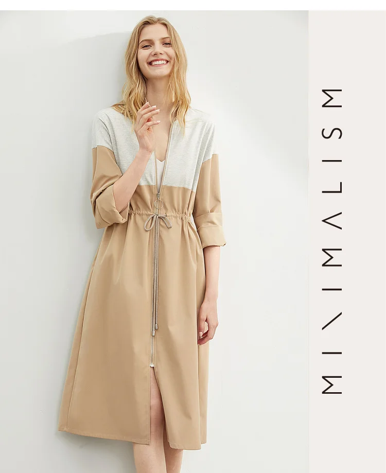 Amii Minimalist Personality Two-Wear Temperament Dresses
