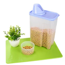 3л прозрачный пластиковый уплотнитель квадратной грубой крупы бак для хранения кухонный инструмент 4 цвета