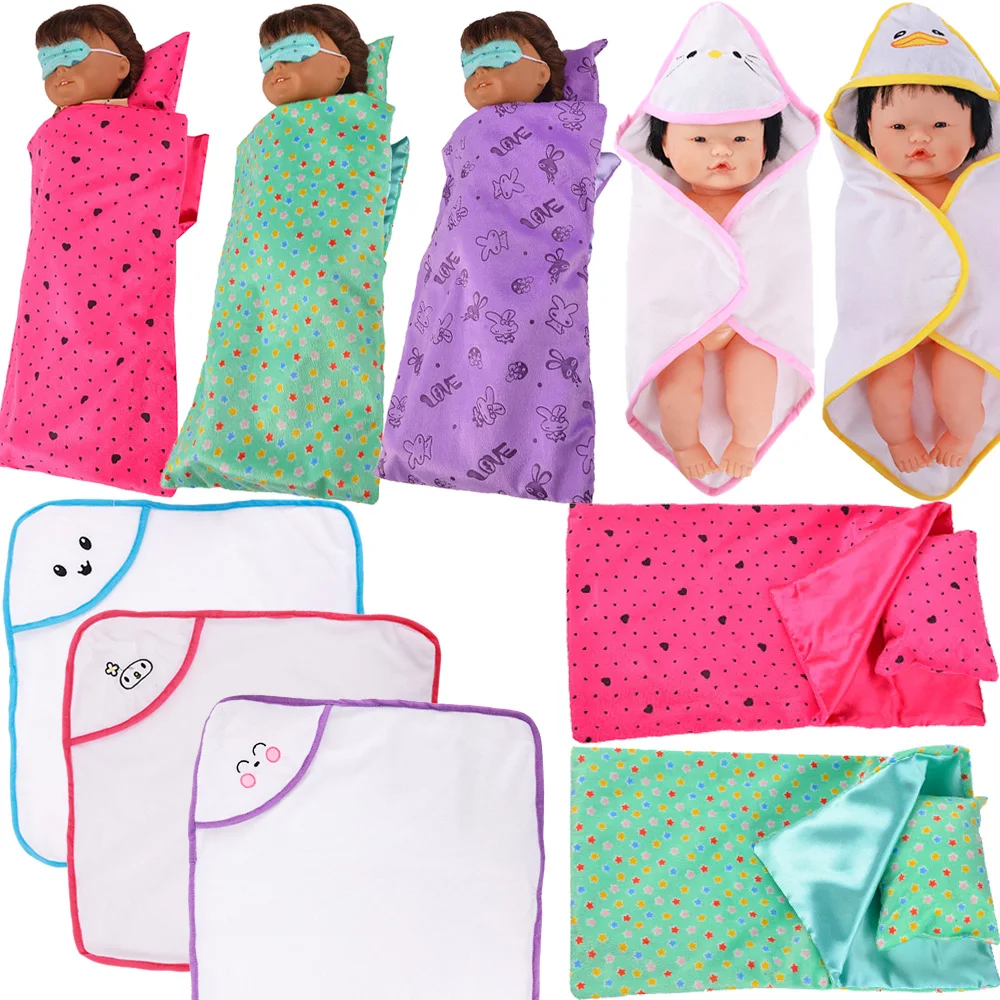 Doll Accessories Clothes 43cm Reborn Baby Skirt 18inch American Sleeping Bag The Best Gift For Our Generation Of Girls | Игрушки и хобби