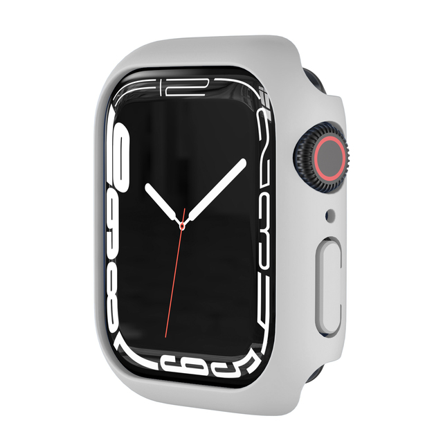 For Apple Watch Case 6 se 5 4 3 44mm 40mm 42mm 38mm Accessories PC Screen Protector bumper iWatch series 7 41mm 45mm Case