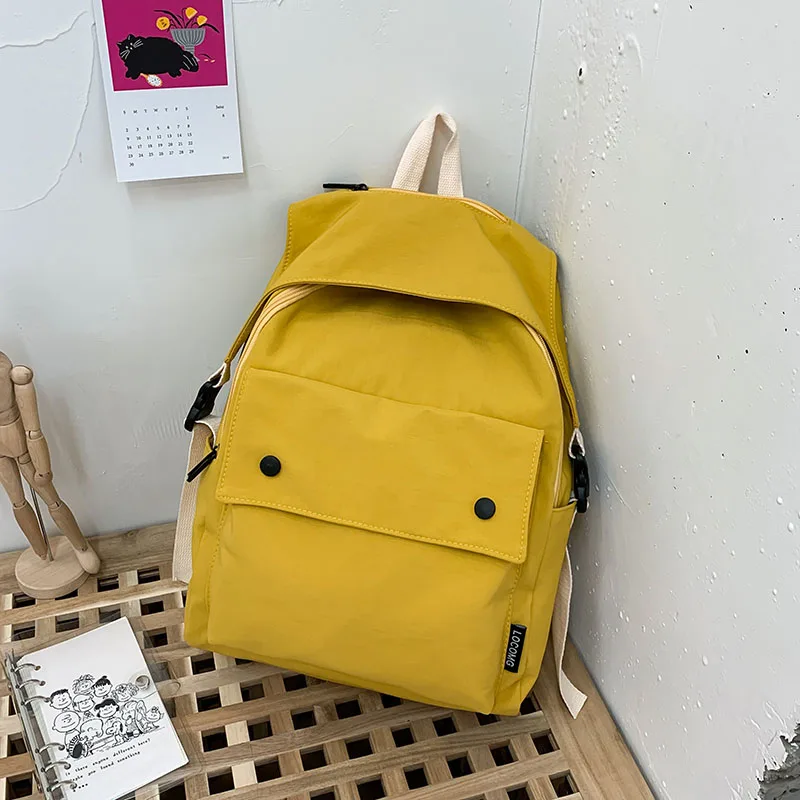 DCIMOR большой емкости водонепроницаемый нейлоновый женский рюкзак женский походный рюкзак модный школьный рюкзак для девочек-подростков книга Mochila - Цвет: yellow