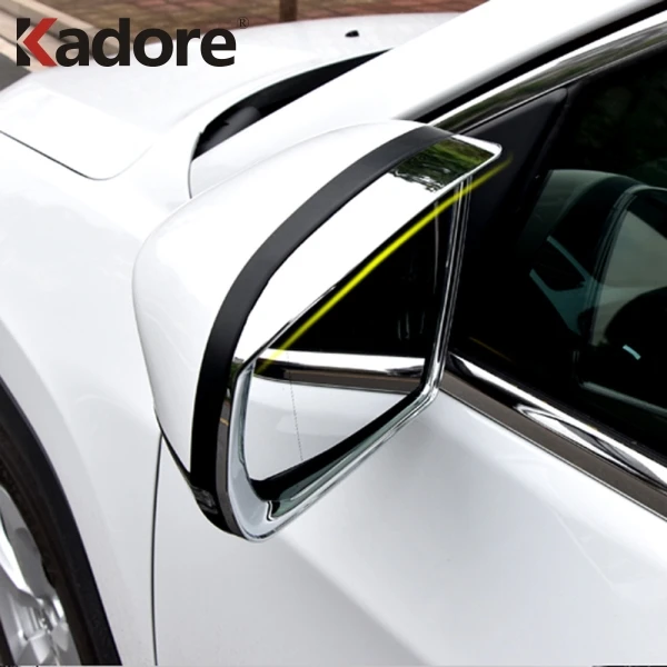 For Jeep Compass 2017 2018 2019 Chrome Car Styling Side Door Mirror Cover Rear View Trim Rain Guard Visor Shade Bezel Frame | Автомобили и