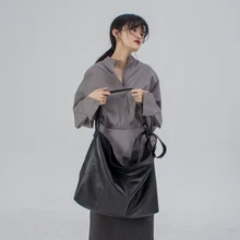 TANTO store DIRTY SIX оригинальная сумка на ремне с узлом, очень мягкая кожаная сумка на одно плечо, сумка через плечо