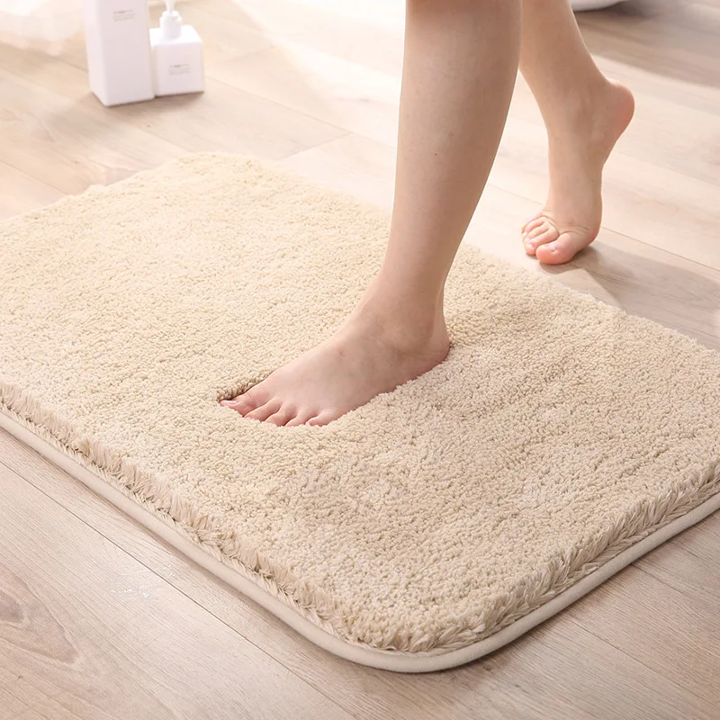 Dropship 1pc Thickened High Fluff Floor Mat Bathroom Water Absorption  Anti-skid Mat Bathroom Doormat Bedroom Carpet Floor Mat to Sell Online at a  Lower Price