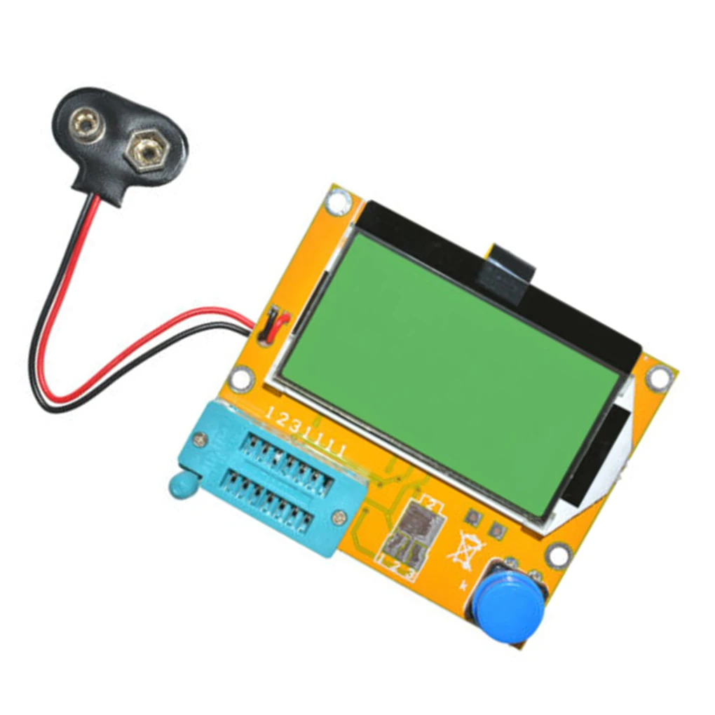 LCR-T4 ESR Meter Transistor Tester Diode Triode Capacitance SCR Inductance Automatic Shutdown LCD Display afbeelding
