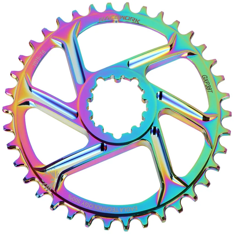 

MTB GXP Narrow Wide Chain Wheel Bicycle Chainwheel/Chainring 6mm Offset 32/34/36/38T Round Compatibility 9/10/11 speed